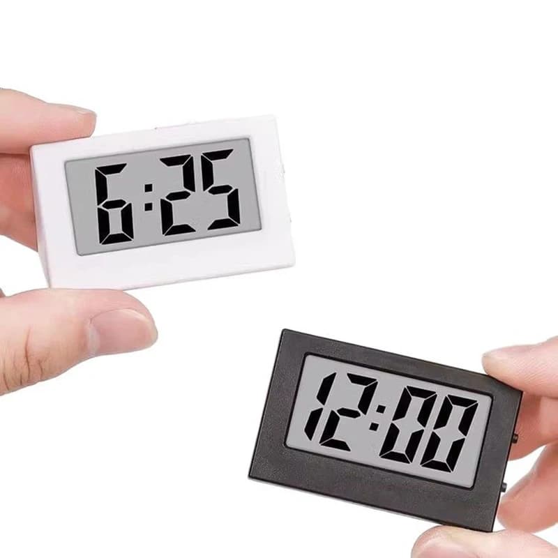 Bedroom Simple Small Electronic Watch Portable Old Man Big Word Table Student Exam Mute Desktop Clock Mini LED Digital Clock