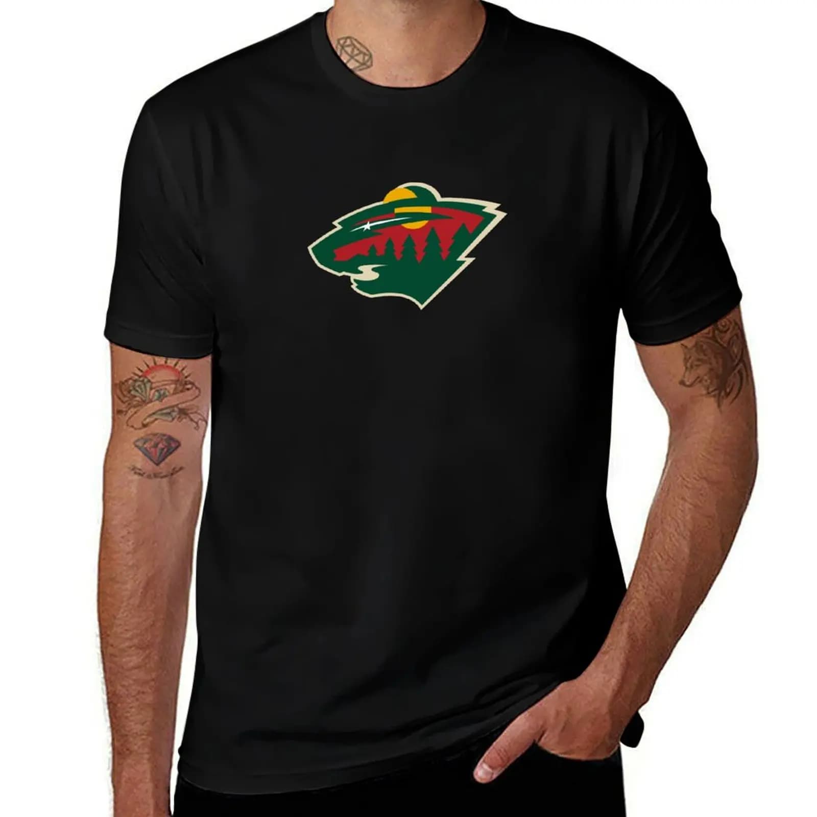 Wild-Life Spread In Minnesota-Nature T-Shirt t shirts for man slim fit T-Shirt