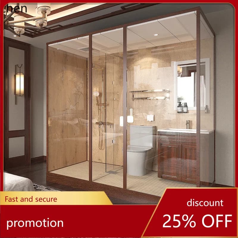 ZML Integrated Shower Room All-in-One Dry-Wet Separation Shower Room Bathroom