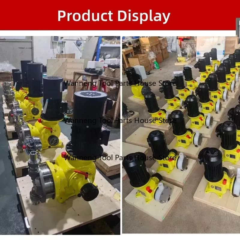 0.75KW Hydraulic Diaphragm Dosing Pump High Accuracy 6.5 220 LPH Stainless Steel Pump Head for High Pressure Applications