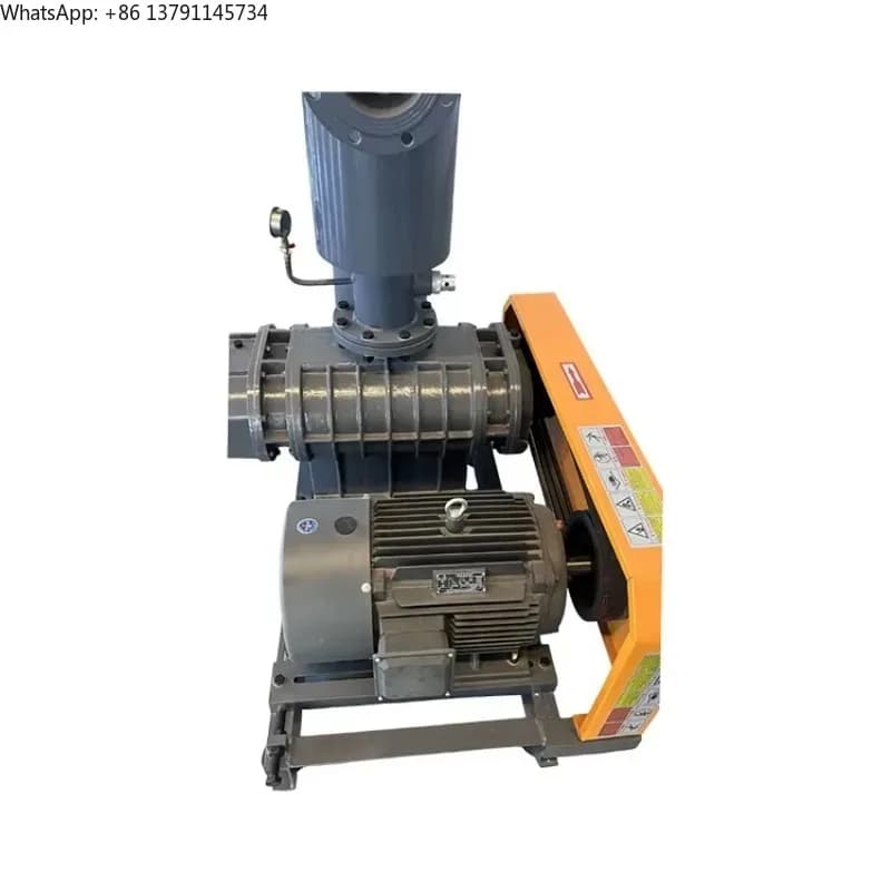 Electric AC high-voltage durable hydraulic vacuum pump and sewage suction truck blower