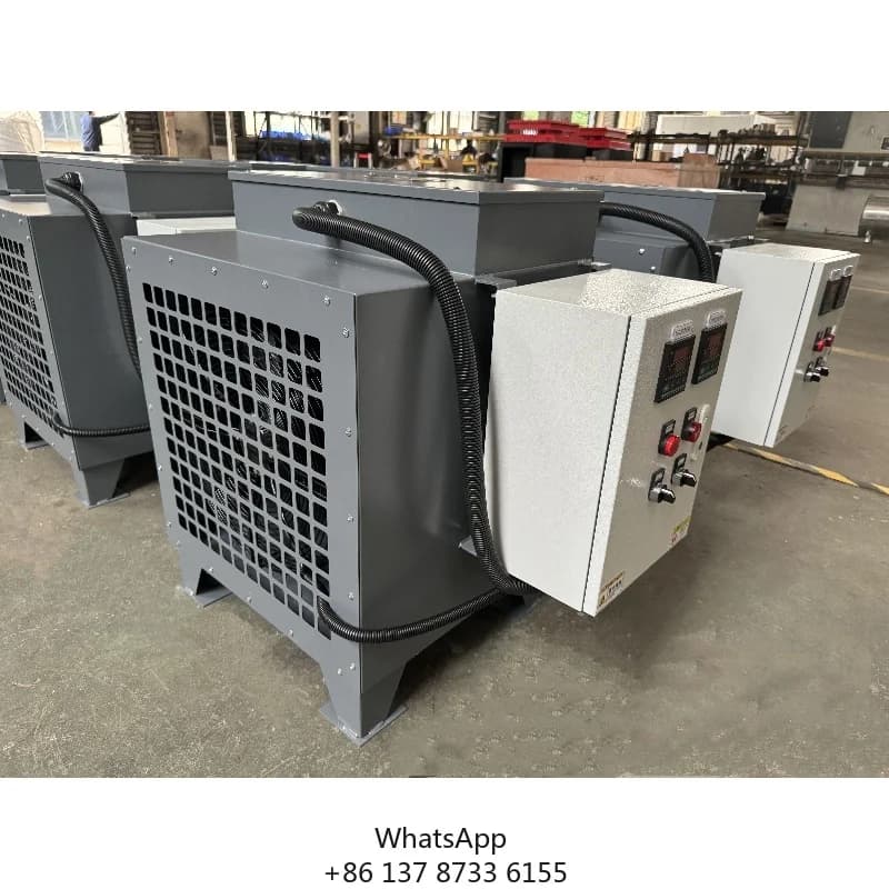 Integrated 10KW Constant Temperature Drying Room Flue Gas Pipeline Industrial Hot Air Blower Heating Tube 60KW Power Duct Heater