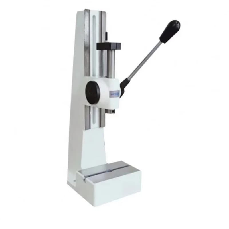 Small precision single column lever hand pressure plate press manual beer machine