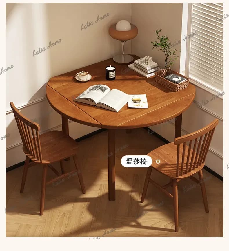 ld Folding Round Dining Table Household Small Apartment Wall Dining Table Variable Modern Home Furniture Esszimmer