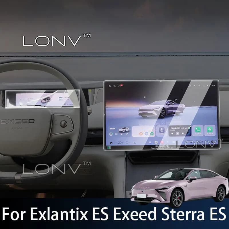 For Exlantix ES Exeed Sterra ES 2026 2027 Navigation Instrument Screen Protector HD Tempered Glass Protector Film accessories