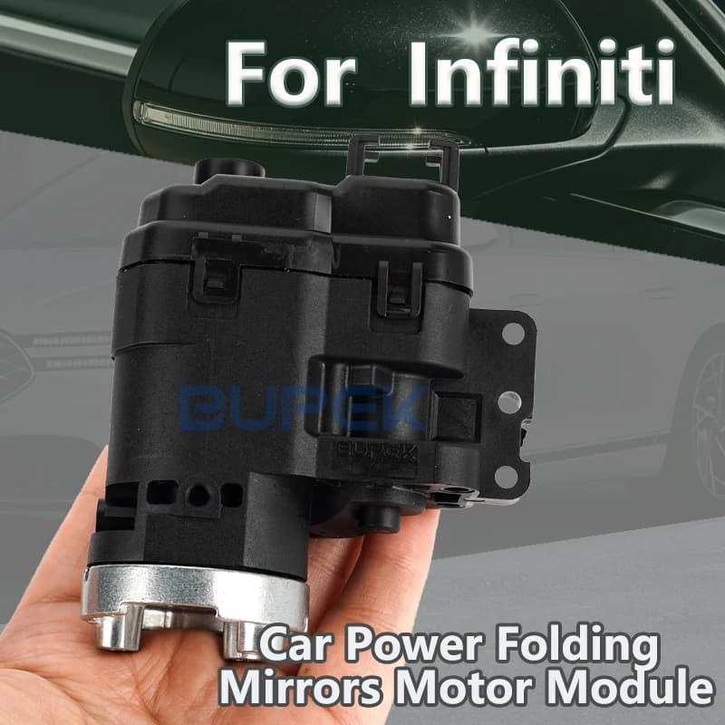 BUPEK For Infiniti QX56 Z62 MK3 2011-2017 Car Side Mirror Fold Motor high torque electric adjustment lossless installation
