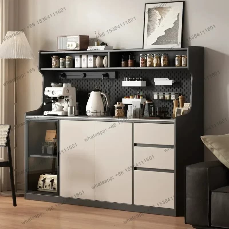 FG Corner Adults Sideboard Living Room Cabinets Dust Proof Kitchen Craft Showcase Storage Locker Entryway Shelves Luxury Furnitu