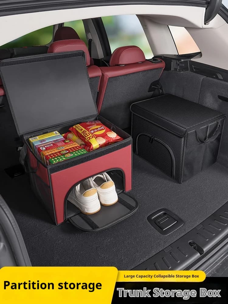 Car trunk large capacity Foldable storage box shoe storage organizing box For Mercedes Benz AMG W177 W204 W213 W214 W221 CLS GLA