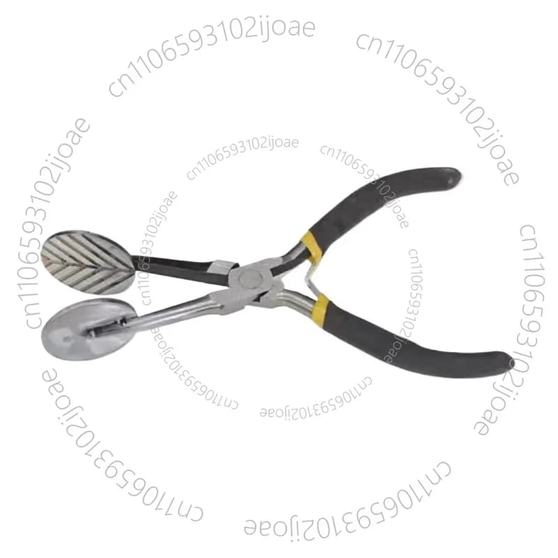 Leaf Vein Pliers for Glass Blowing, Specialty Serrated Jaw Pliers for Lampwork Bead Making and Glass Art Craft