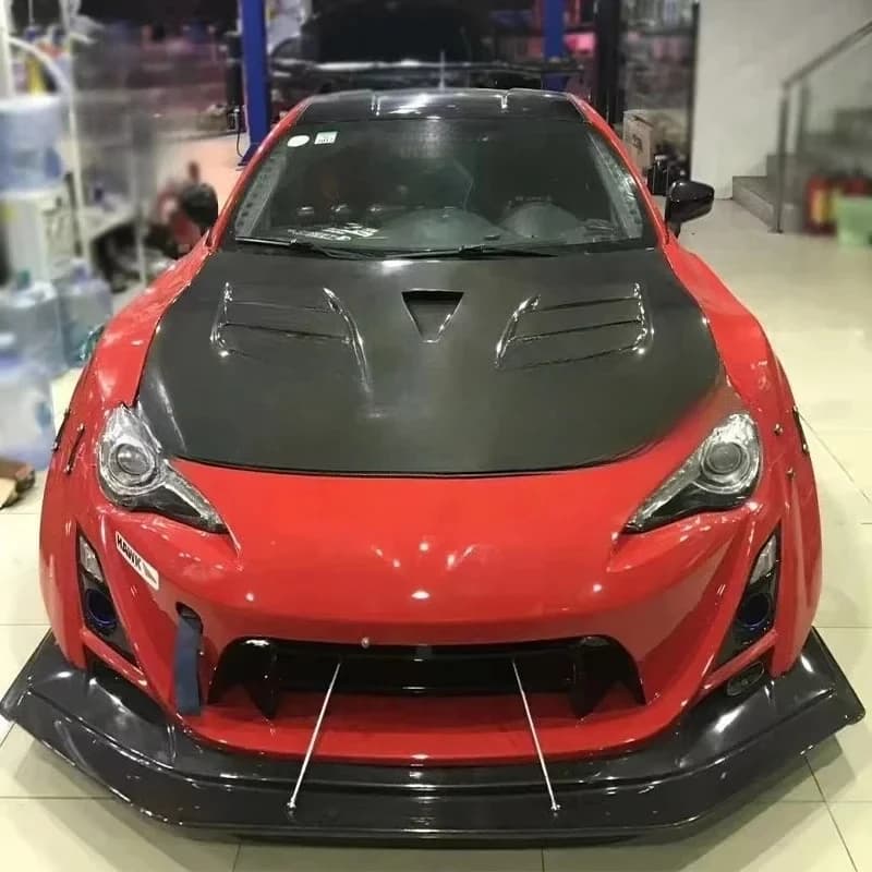 Carbon Fiber/FRP Style Body Kit for GT86 BRZ 2012-2015 Front Bumper Rear Diffuser Fender Hood - Complete Exterior Upgrade