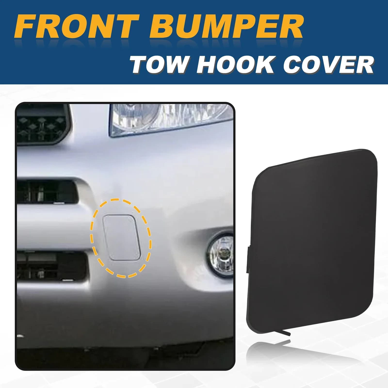For Toyota RAV4 2006 2008 Front Bumper Tow Hook Cover Cap 5328642931 5328542930 Car Accessories