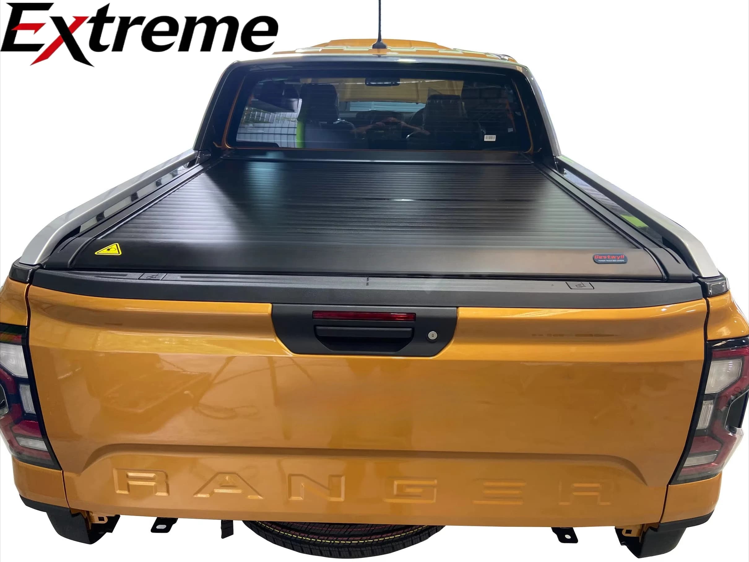 BESTWYLL New Automatic Back Roller Lid Truck Bed Electric Pickup Retractable Tonneau Cover for 2023 Ford Ranger Wildtrak E-F81