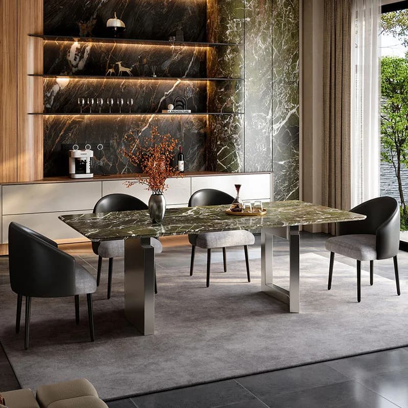 Extending Luxury Dining Table Coffee Restaurant Kitchen Center Writing Dining Table Designer Modern Muebles Salon Furniture