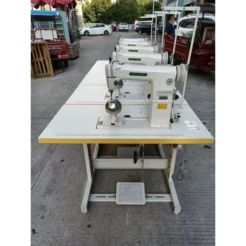 JK8B Single Compound Feed Cylinder Sewing Machine for Thick Leather Suitable for Shoe Bag Wig Making - Heavy-Duty Sewing Machine