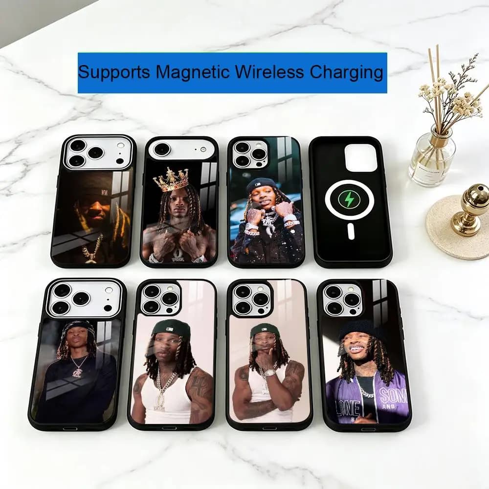 Raper K-King Von Phone Case For iPhone17,16,15,14,13,12,11 Plus,Pro Compatible with magnetic wireless charging