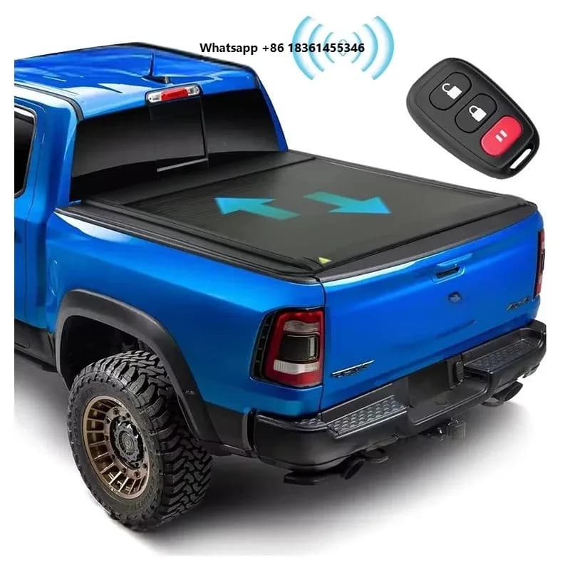 FOR 1500  Pickup Truck Accessory Hard Folding Electric Aluminium Tonneau Cover Compatible with  Ranger Model