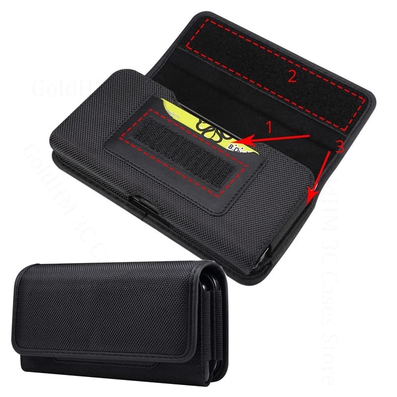 Layers Card Phone Pouch For Samsung Galaxy A07s A07 A06 A05S A05 A04e A04S A04 A03 A03S A02 S Waist Bag Case Phone Wallet Cover