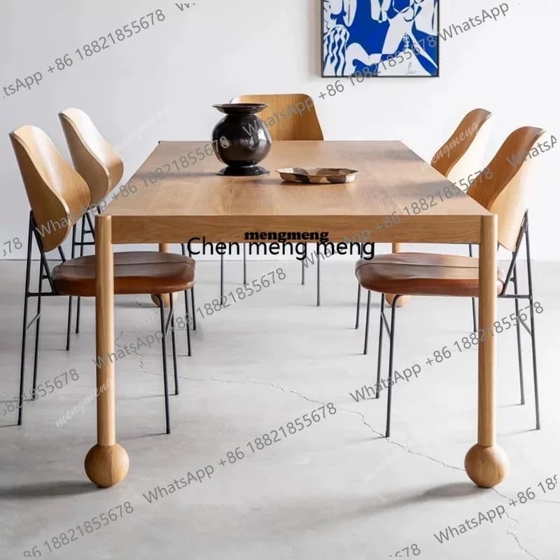 Modern Home Square Dining Tables Japanese Study Dinette Cuisine Dining Tables Wood Center Muebles De Cocina Home Furniture