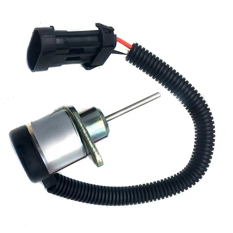 Excavator Stop Solenoid Valve 1503ES-12A5UC4S 12v for U-15 U-17 U-30 KX135 Construction Machinery Parts