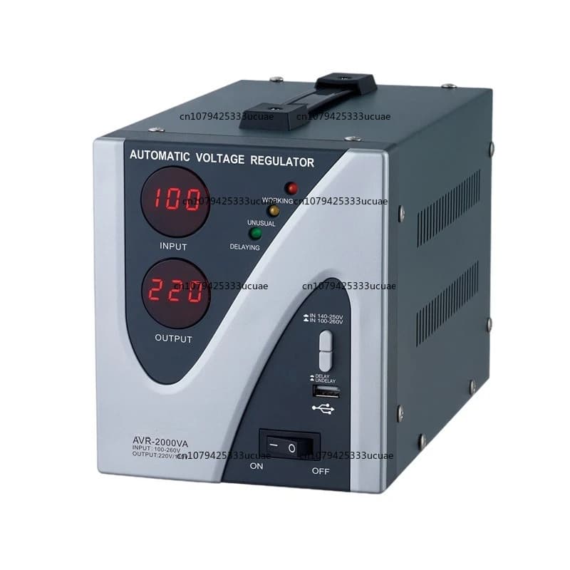 AVR-2000VA Automatic AC Regulator 220V Household Refrigerator Air Conditioning Regulator