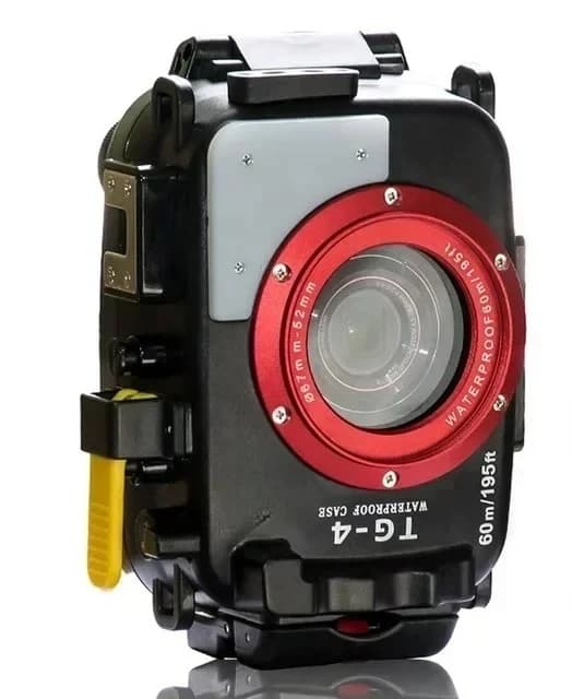 60m/195ft  Underwater Diving Case For Olympus TG4 60M/195ft TG4 Housing Waterproof Olympus Case