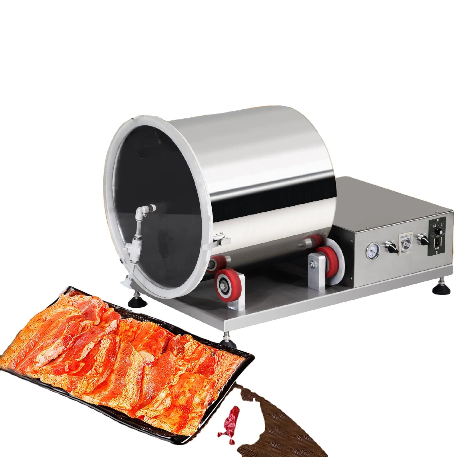 Commercial Vacuum Tumblers Pickling Machine Meat Fish Marinating Tumbler Salting Machine