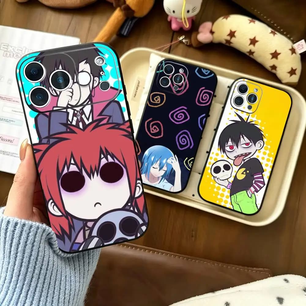 Anime Blood Lad  Phone Case For iPhone 17, 16,15,14,13,12,11 Plus,Pro Max, Others Soft Black Cover