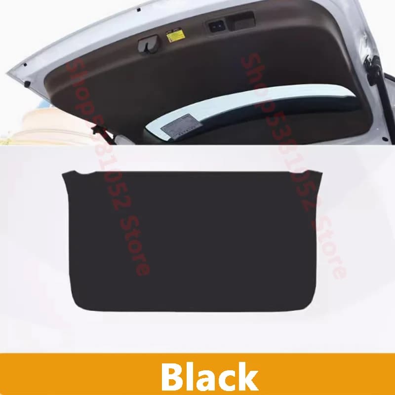 For Denza D9 2022 2023 Car Trunk PU Leather Protective Anti-dirty Pad Car Trunk Tailgate Protection Pad Accessories