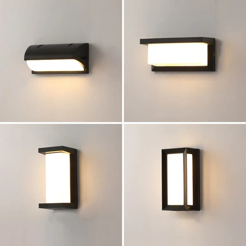 Outdoor waterproof wall lamp Outdoor balcony Stairs Terrace light Entry to the door Human body induction Super bright garden