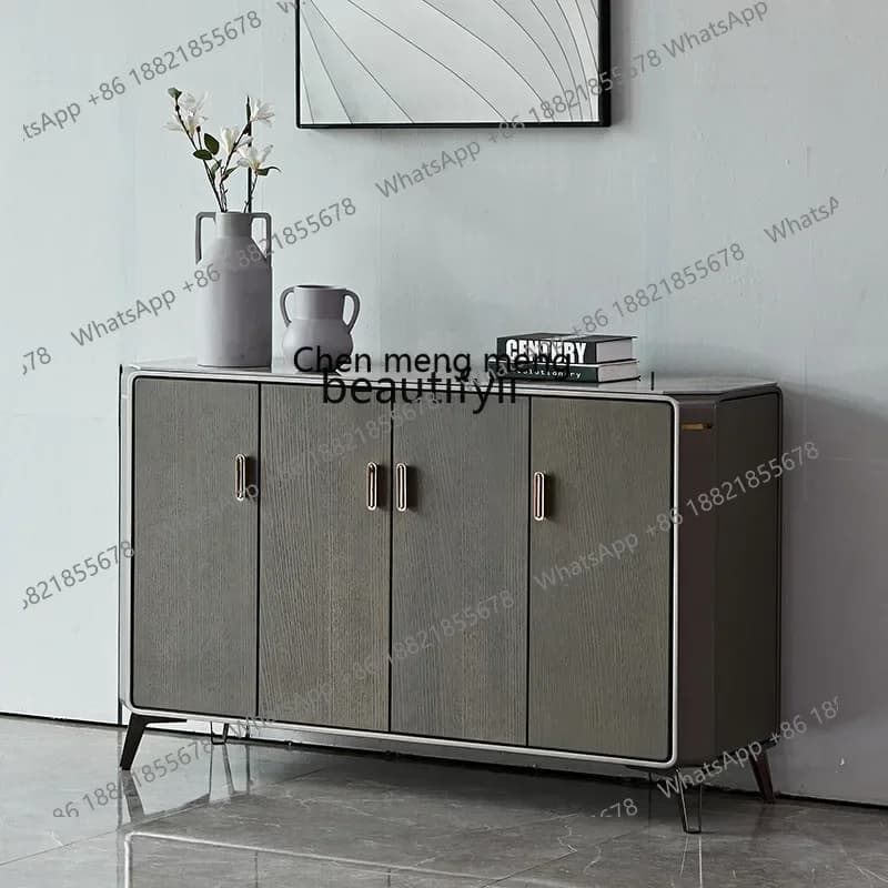 cn8350 LHY zq American Stone Plate Meal Side Cabinet Minimalist Entrance Cabinet Side Cabinet Modern Minimalist Corner Home Wine