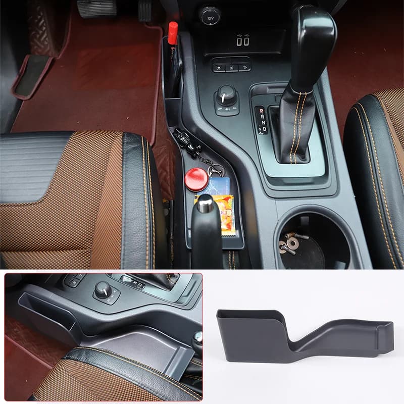 For Ford Ranger Wildtrak T7 T8 2015-21 Car Central Control Side Storage Box Multi-Function Mobile Phone Tray Car Accessories