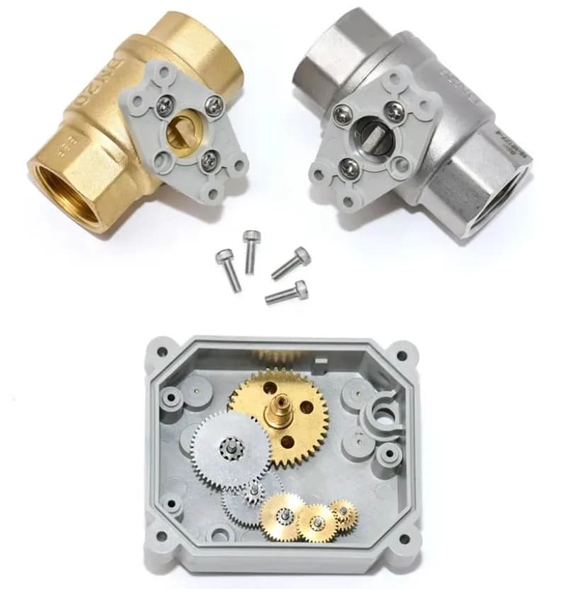 Mini 3/4'' 2-way Brass Motorized Ball Water Valve (T20-B2-B)