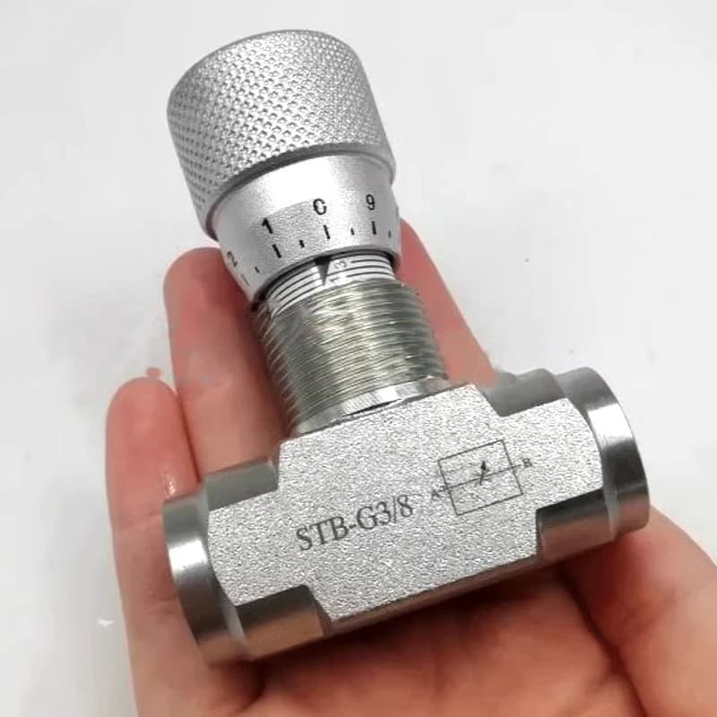 STU-G1/4 STU-G3/8 STU-G1/2 STU-G3/4 STU-G1 Hydraulic One-Way Flow Control Throttle Regulating Valve 35Mpa