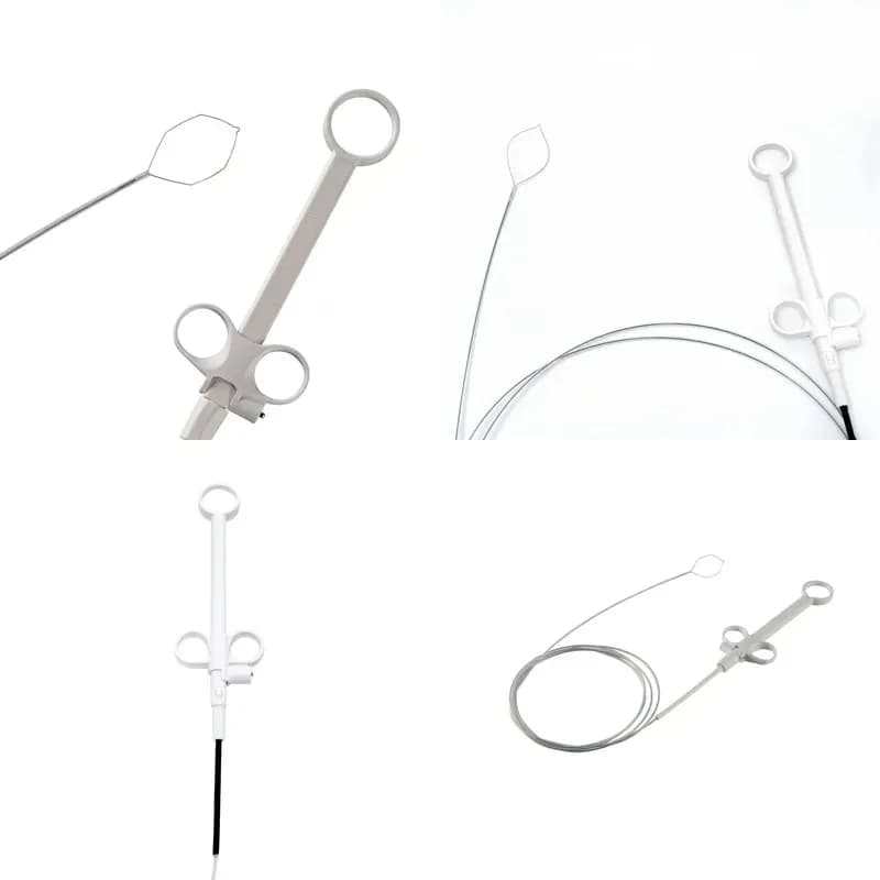 Sterile Endoscopic Single-Use Polypectomy Snare PS-350 Stainless Steel Loop for GI Tract Polyp Extraction