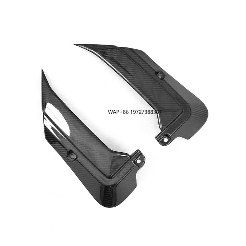 Heat Optimized Dry Carbon Fiber Engine Hood Air Vent Trim for LP700 Bonnet Cooling Upgrade