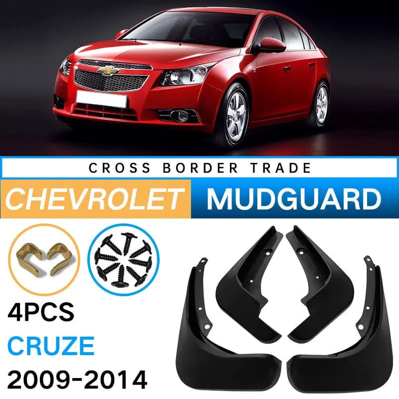 Mudguard Skins for Chevrolet 2009-2014 Cruze Hatchback Vehicle Mud Guards Based on Car Design Perfect Fit for Body