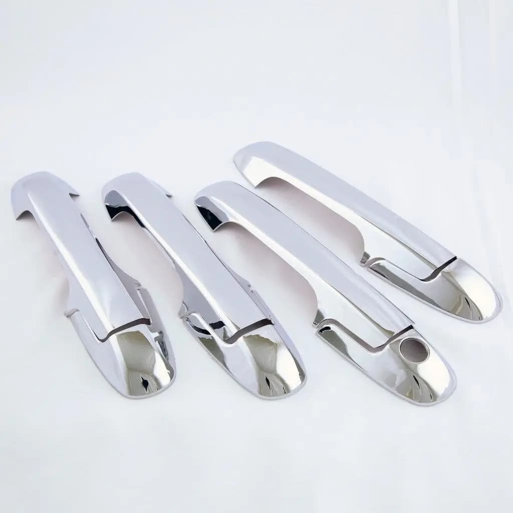 Chrome Plated Door Handle Cover for 2003-2007 Honda Accord Sedan 4 Doors Without Passenger Side Keyhole-- Sturdy Accessory