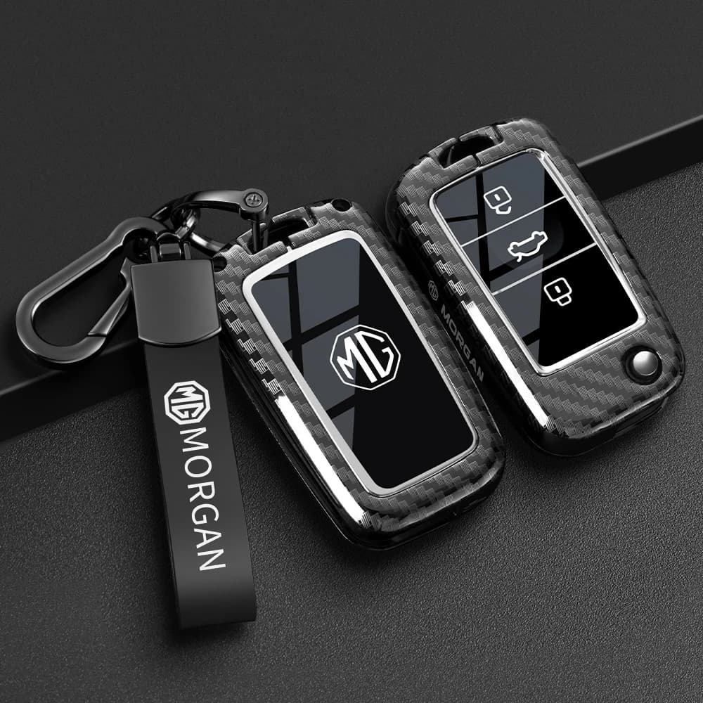 New Carbon fiber TPU Car Key Case Cover Protect Shell Bag For MG MG5 ZS GT GS MG3 MG6 MG7 EZS HS EHS ZS EV For Roewe RX5 Remote