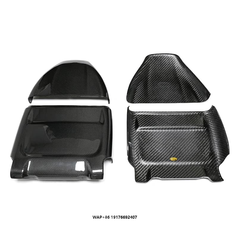 High Quality Dry Carbon Seat cover for F90 M5 F95 X5M F96 X6M dry carbon fiber Seat Back Sticker Interior Perfect Fitment