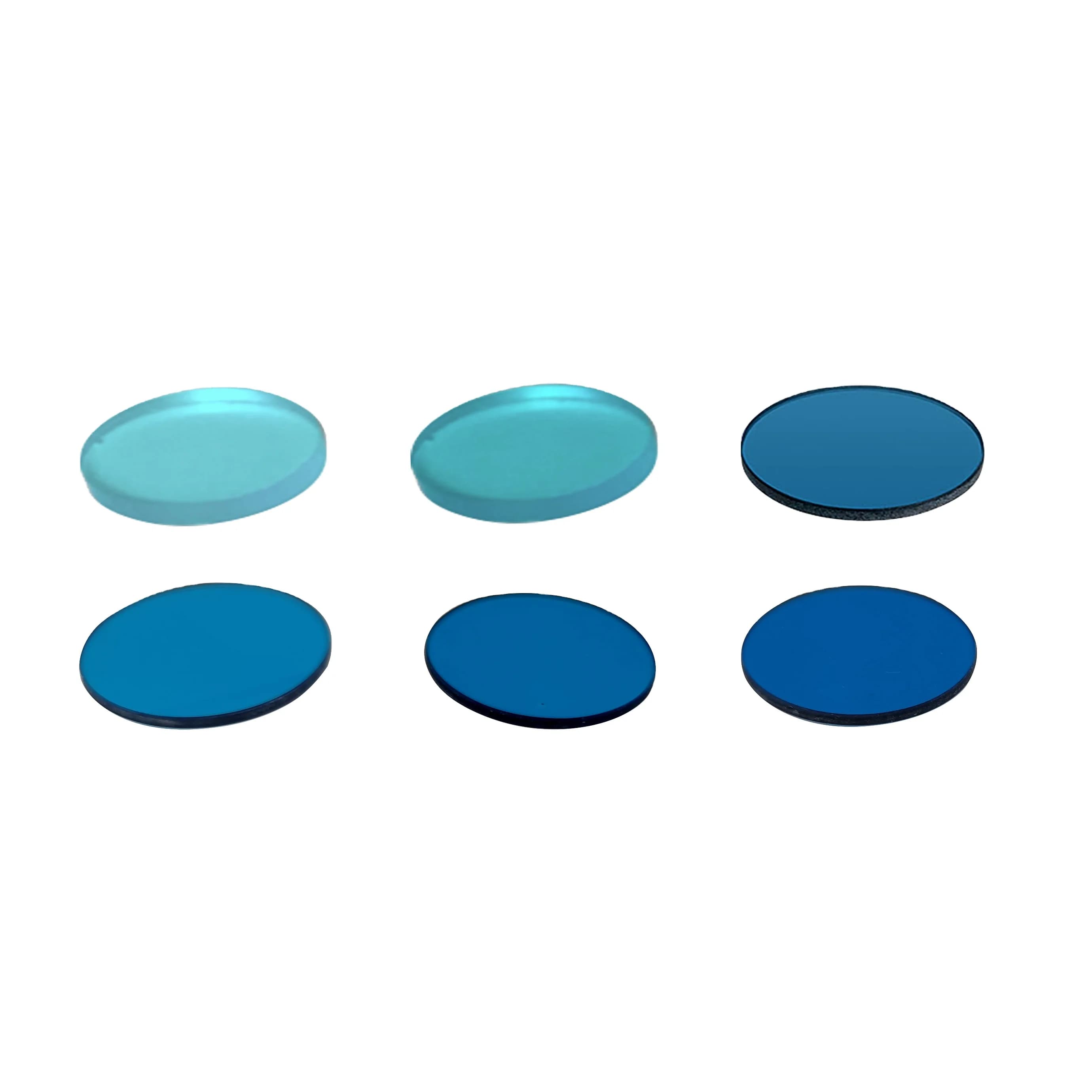 Blue Color Absorption Optical Glass Filter QB9 QB10 QB11 QB12 QB13 Optical Lens Manufacturer