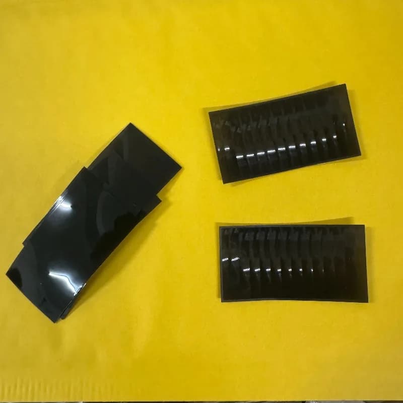10PCS 55x28.8mm Rectngle Black Optical HDPE Infrared Fresnel Lens PIR Sensing Distance 12m Focal Length 25mm Lenses