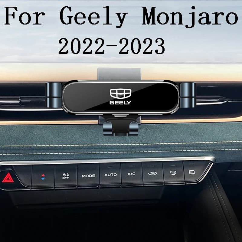 Car Phone Holder For Geely Monjaro Xingyue L 2022 2023 Car Styling Bracket GPS Stand Rotatable Support Mobile Accessories