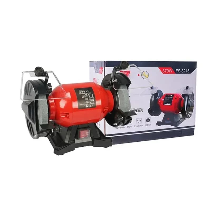 220V Bench Grinder Electric Desktop Sharpening Grinding Machine Home Sand Wheel Small