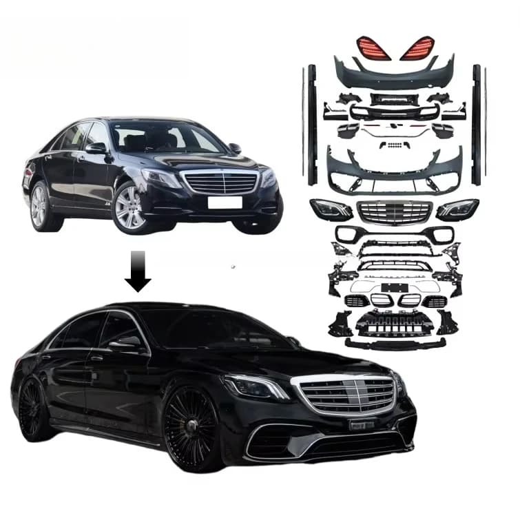 High Quality for Mercedes W222 Upgrade to W222 Amg S63 Bodykit LED Headlights Conversion Headlight for S Class W222 14-17 to 20y