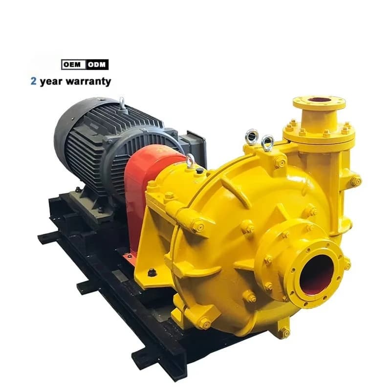 High Lift Gravel Pump Horizontal Centrifugal Pump High Chromium Alloy Material Wear Resistant Durable Water Slurry Pump