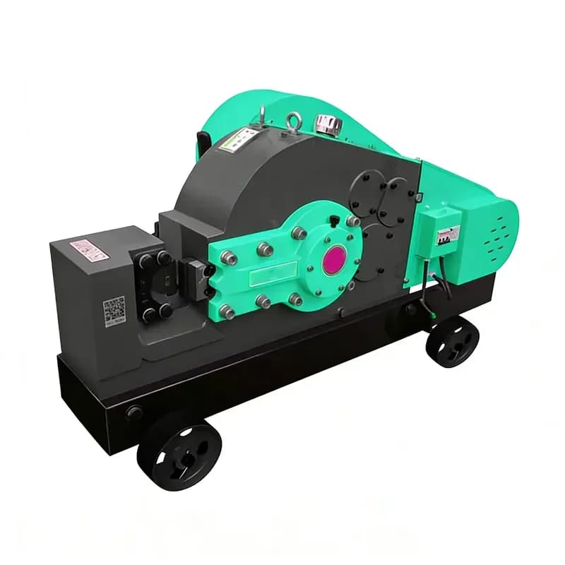 High Power Industrial Electric Rebar Cutting Machine Heavy Duty Steel Bar Cutter for Construction Site Metal Processing for