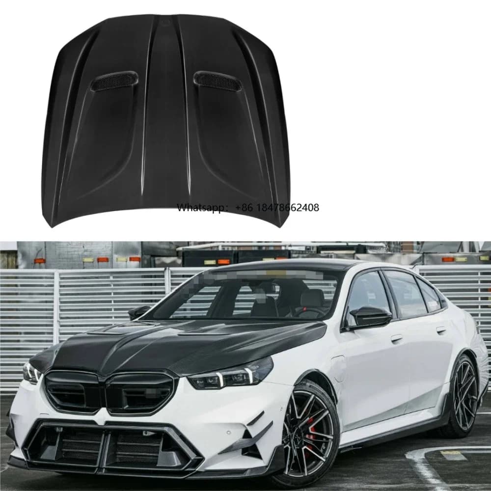 Dry Carbon Fiber Front Hood for  M5 G90 G99 2023-IN SQ Style Dry Carbon Fiber Front Hood New Condition Engine Cover