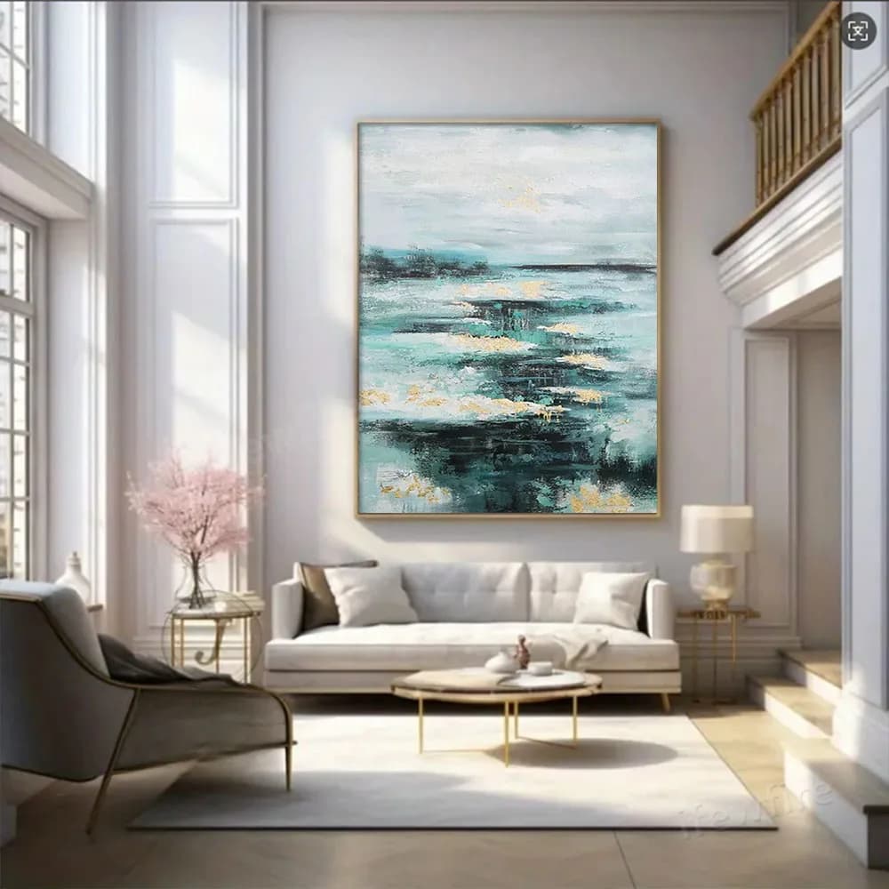 Modern Landscape Pictures decor living room Hand painted canvas oil Paintings for Home Decor Wall Art Cuadros High Quality Mural