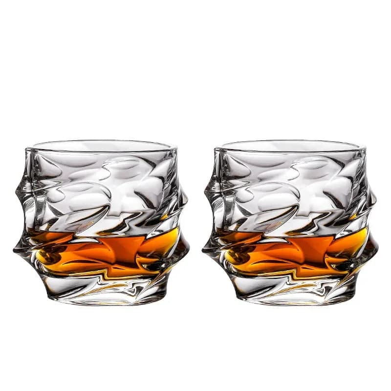 Imported crystal glass, sea Muse foreign wine cup, spirit whiskey flat-bottomed wine glass, luxury