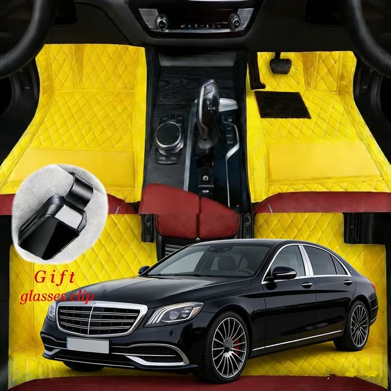 Custom Fit For Mercedes S-Class/ AMG PHEV Sedan 2000-2026 W223/W222/W221 Car Floor Mats Carpets Covers  Left /Right Hand Drive